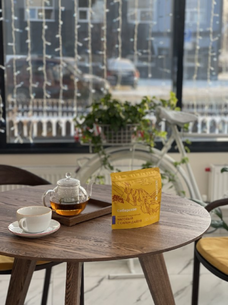 Вкусовой травяной чай «Чаговый с Саган-Дайля» «Крепкое сибирское» MeiTan