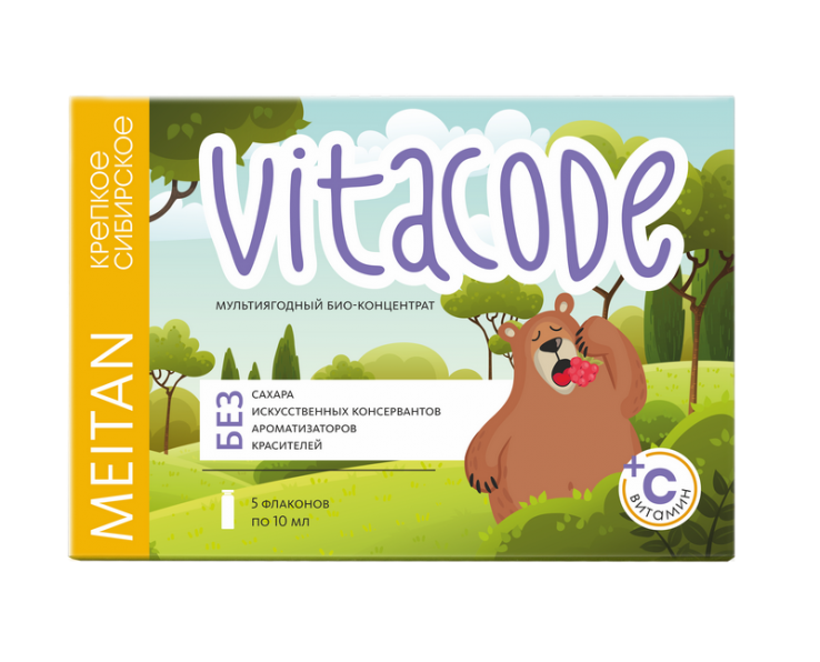 VitaCode мультиягодный био-концентрат «Крепкое сибирское» MeiTan