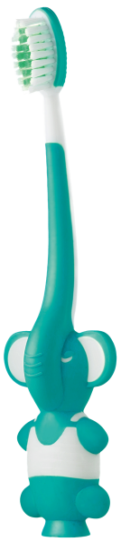 Детская зубная щётка с песочными часиками (зелёная) Живая эмаль MeiTan
