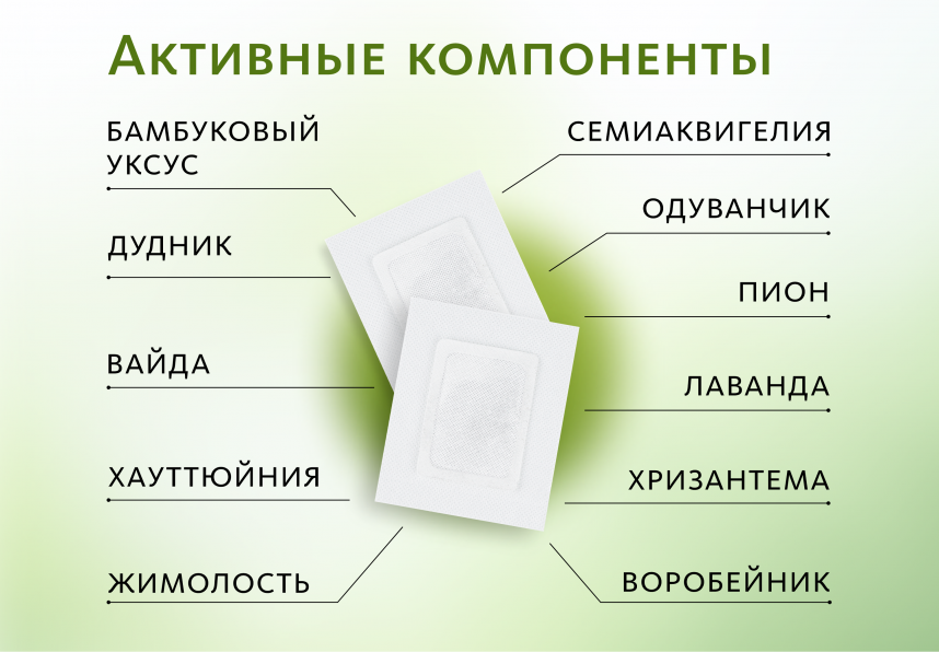 Детоксикационный пластырь He Sheng MeiTan