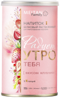 Белковый коктейль  «Радует утро тебя» вкусом клубники MEITAN Family MeiTan