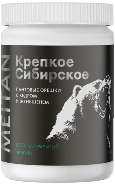 Пантовые орешки с кедром и женьшенем «Крепкое сибирское» MeiTan