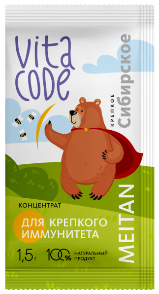 Концентрат Vita Code ДЛЯ КРЕПКОГО ИММУНИТЕТА «Крепкое сибирское» MeiTan
