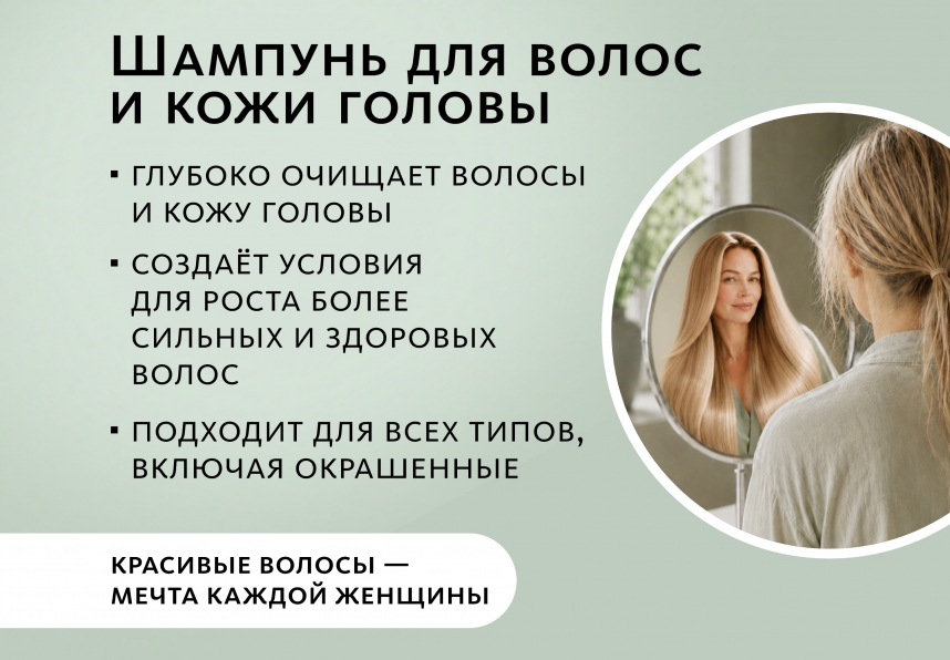 Шампунь для волос и кожи головы Эксклюзивные разработки от МейТан MeiTan