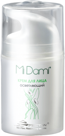 Осветляющий крем для лица с рисовым экстрактом Mi Dami MeiTan