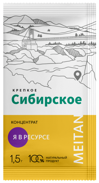 Сухой концентрат напитка «Я в ресурсе» «Крепкое сибирское» MeiTan