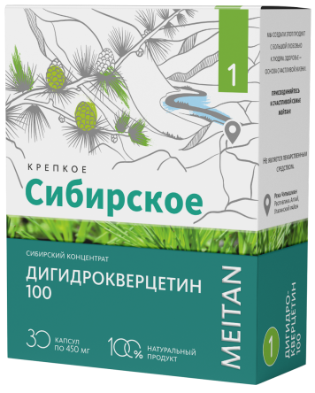 Сибирский концентрат №1 ДИГИДРОКВЕРЦЕТИН 100 «Крепкое сибирское» MeiTan