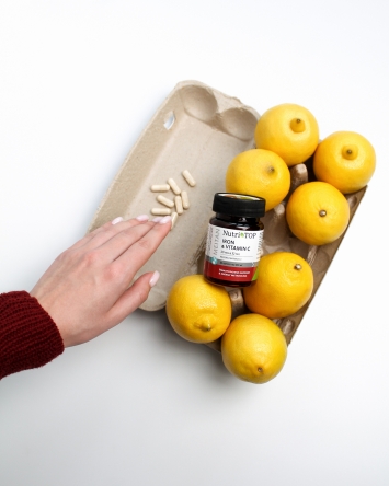 Биологически активная добавка к пище Iron & Vitamin C (Железо и Витамин С) NutriTOP MeiTan