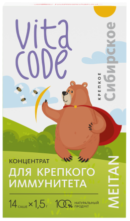 Концентрат Vita Code ДЛЯ КРЕПКОГО ИММУНИТЕТА «Крепкое сибирское» MeiTan