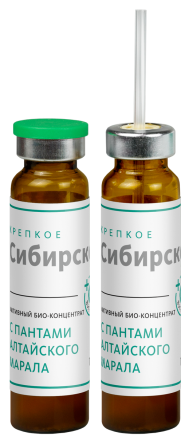 Активный био-концентрат с пантами алтайского марала ДЛЯ АКТИВНОГО ДОЛГОЛЕТИЯ «Крепкое сибирское» MeiTan