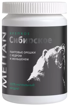 Пантовые орешки с кедром и женьшенем