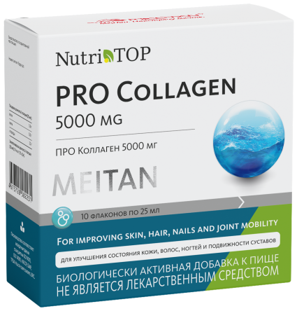 Биологически активная добавка к пище PRO Collagen (ПРО Коллаген) NutriTOP MeiTan
