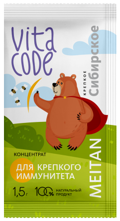 Концентрат Vita Code ДЛЯ КРЕПКОГО ИММУНИТЕТА «Крепкое сибирское» MeiTan
