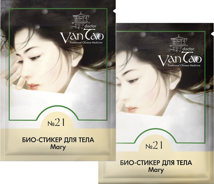 Набор Омолаживающий био-стикер для тела с глутатионом №21 «Магу» Doctor Van Tao Traditional Chinese Medicine MeiTan