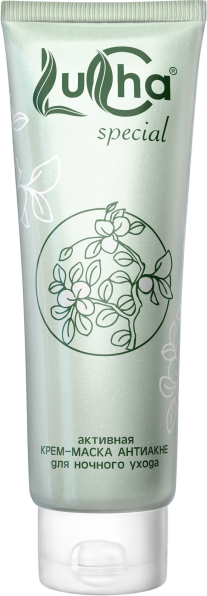 Активная крем-маска антиакне для ночного ухода Lu Cha Special MeiTan