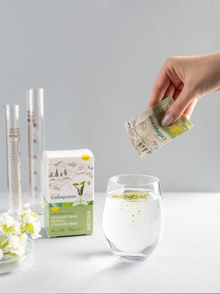 Сухой концентрат напитка «Спокойствие! Только Спокойствие!» «Крепкое сибирское» MeiTan