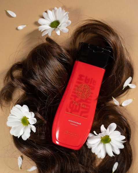 Кератиновый шампунь с конским жиром Tai Tai MeiTan