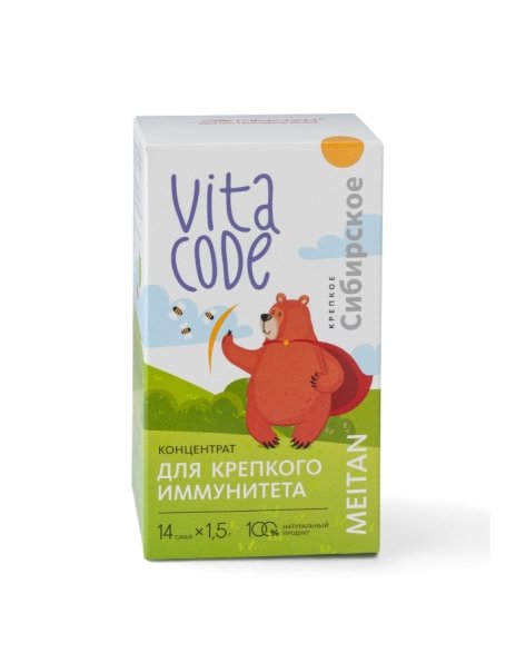 Концентрат Vita Code ДЛЯ КРЕПКОГО ИММУНИТЕТА «Крепкое сибирское» MeiTan