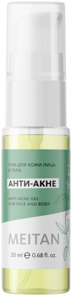 Анти-акне гель для кожи лица и тела Dao De Mei. Специальный уход MeiTan