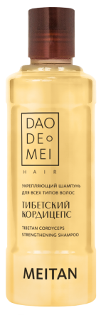 Укрепляющий шампунь с тибетским кордицепсом Dao De Mei. Hair MeiTan