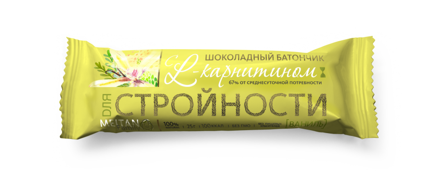 Шоколадный батончик «Для стройности» с L-карнитином MEITAN Family MeiTan