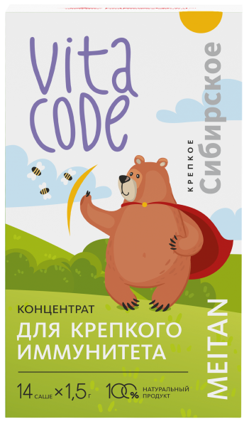 Концентрат Vita Code ДЛЯ КРЕПКОГО ИММУНИТЕТА «Крепкое сибирское» MeiTan