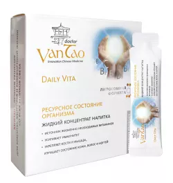 Daily Vita - витаминный комплекс, жидкий концентрат напитка , 15 шт. (коробка)