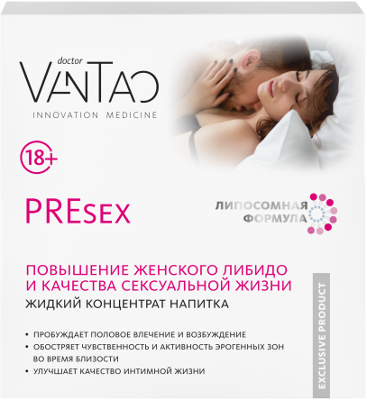 Жидкий концентрат напитка PREsex Doctor Van Tao. Innovation Medicine MeiTan