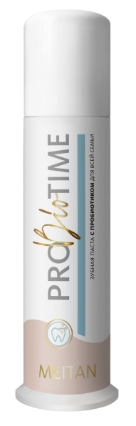 ProBIO Time зубная паста с пробиотиком для всей семьи Живая эмаль MeiTan