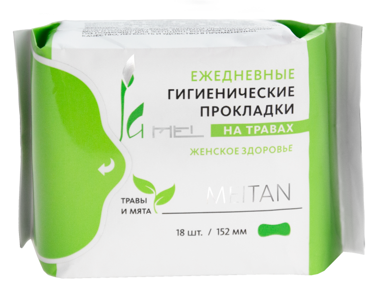 «Женское здоровье» ежедневные гигиенические прокладки на травах, 18 шт. Ju Mei MeiTan