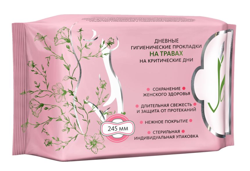 Дневные гигиенические прокладки на критические дни на травах, 10 шт. Ju Mei MeiTan