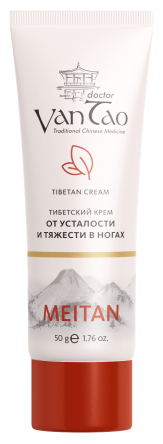 Тибетский крем от усталости и тяжести в ногах Doctor Van Tao Traditional Chinese Medicine MeiTan