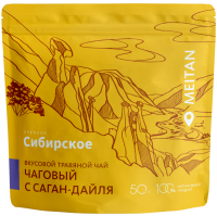 Вкусовой травяной чай «Чаговый с Саган-Дайля» «КРЕПКОЕ СИБИРСКОЕ» MeiTan