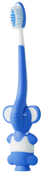 Детская зубная щётка с песочными часиками (голубая) Живая эмаль MeiTan