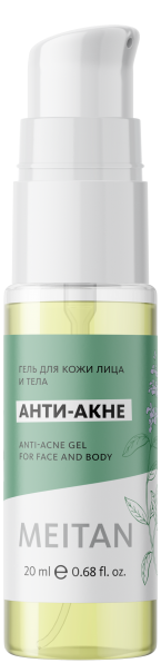 Анти-акне гель для кожи лица и тела Dao De Mei. Специальный уход MeiTan