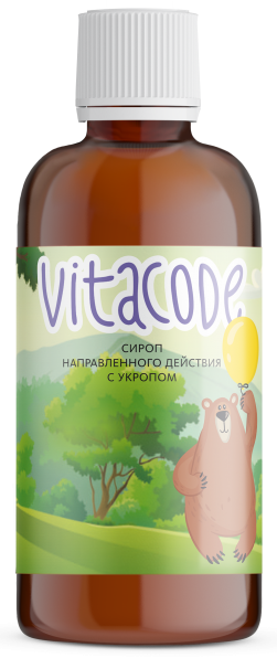 Cироп направленного действия с укропом VitaCode «Крепкое сибирское» MeiTan