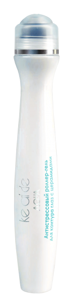 Антистрессовый роллер-гель для контура глаз с церамидами Ke Ai De Aqua MeiTan