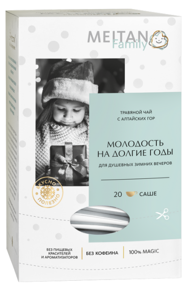Травяной чай «Молодость на долгие годы», 20 саше MEITAN Family MeiTan