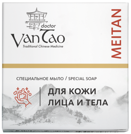 Специальное мыло от подкожного клеща (демодекоза), акне и воспалений Doctor Van Tao Traditional Chinese Medicine MeiTan