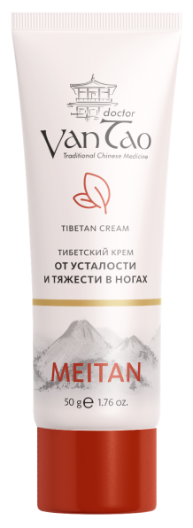 Тибетский крем от усталости и тяжести в ногах Doctor Van Tao Traditional Chinese Medicine MeiTan