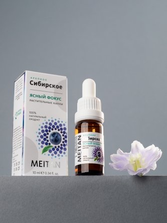 Растительные капли «ЯСНЫЙ ФОКУС» «Крепкое сибирское» MeiTan