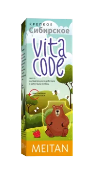 Сироп направленного действия с барсучьим жиром VitaCode