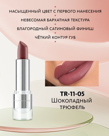 Бархатная помада для губ №5 Шоколадный трюфель Tera MeiTan