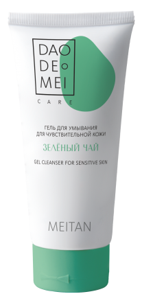 «Зелёный чай» гель для умывания для чувствительной кожи Dao De Mei. Очищение и тонизирование MeiTan