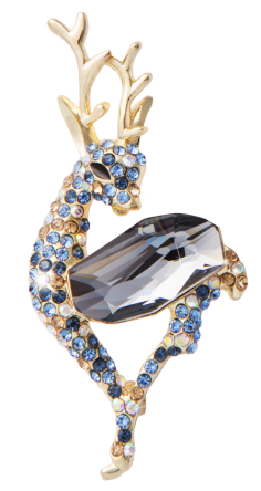 Брошь «Счастливая Мана» в золоте, 1 шт. MeiTan style MeiTan