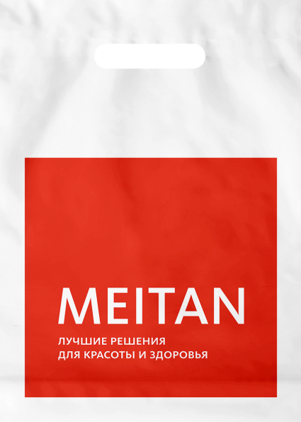 Пакет «Красный квадрат», 30х40см Рекламная продукция MeiTan