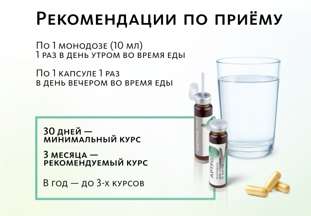 НАБОР 3 шт. Артро-Дуо: комплекс для суставов и костей  MEITANGreen MeiTan