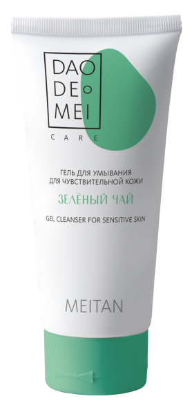 «Зелёный чай» гель для умывания для чувствительной кожи Dao De Mei. Очищение и тонизирование MeiTan