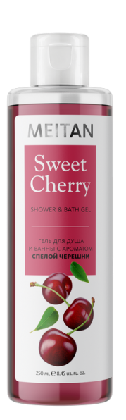 Гель для душа и ванны с ароматом спелой черешни Si Ti MeiTan