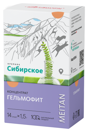 Сухой концентрат напитка «Гельмофит» «Крепкое сибирское» MeiTan